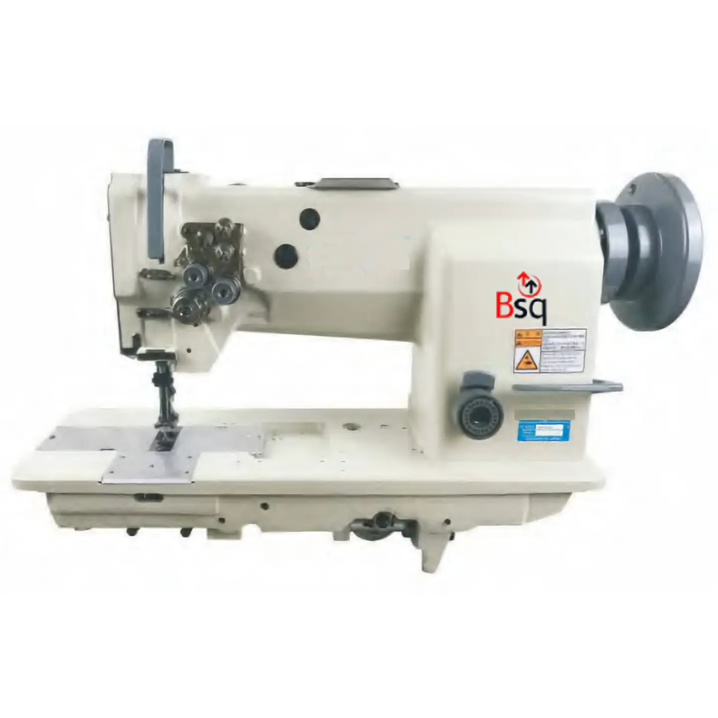 Máquina Industrial Bsq MT-4420 Doble Aguja Triple Transporte para Cuero y Tapicería 2
