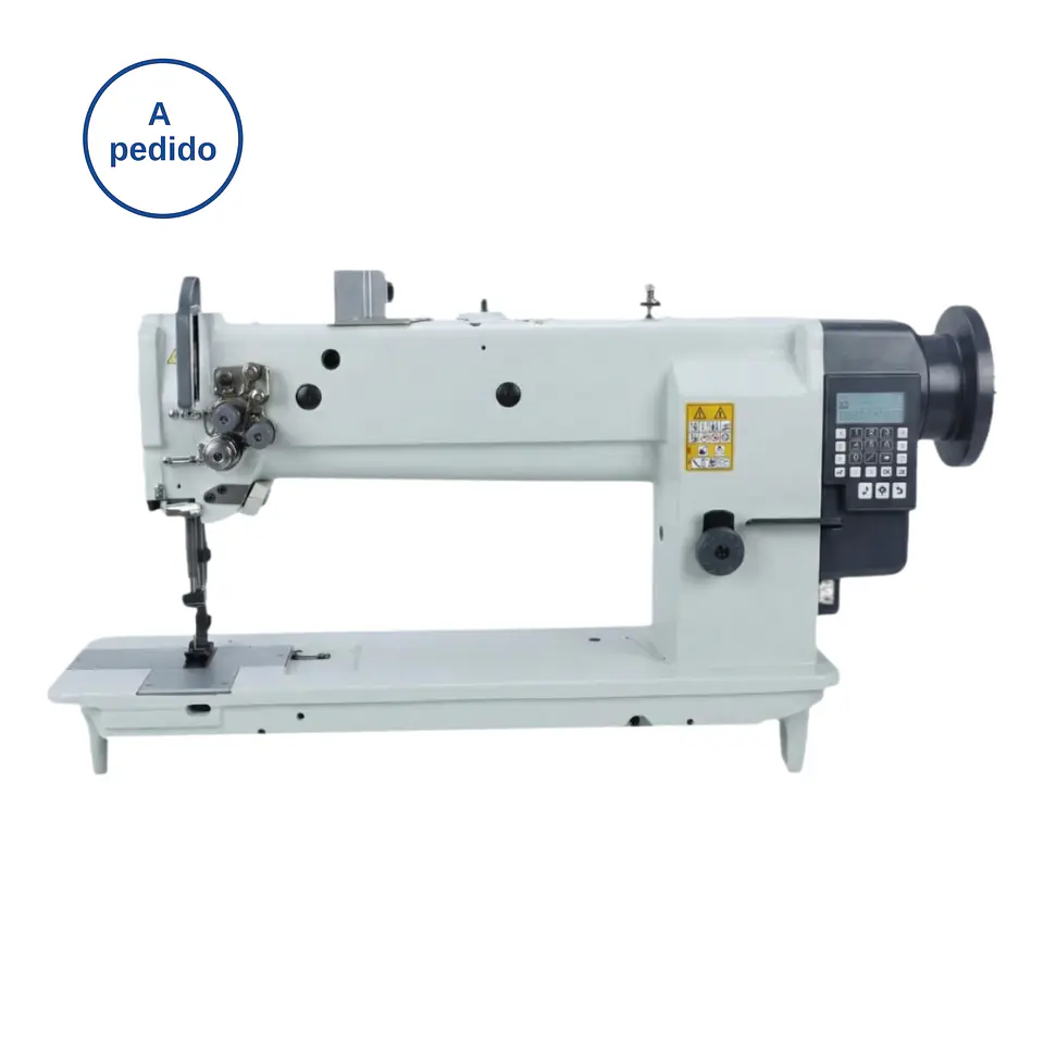 Máquina de Coser Industrial para Tapicería Pesada GC20608-2L | 2 Agujas | Brazo de 635mm - 25 pulg | Triple Arrastre. 1