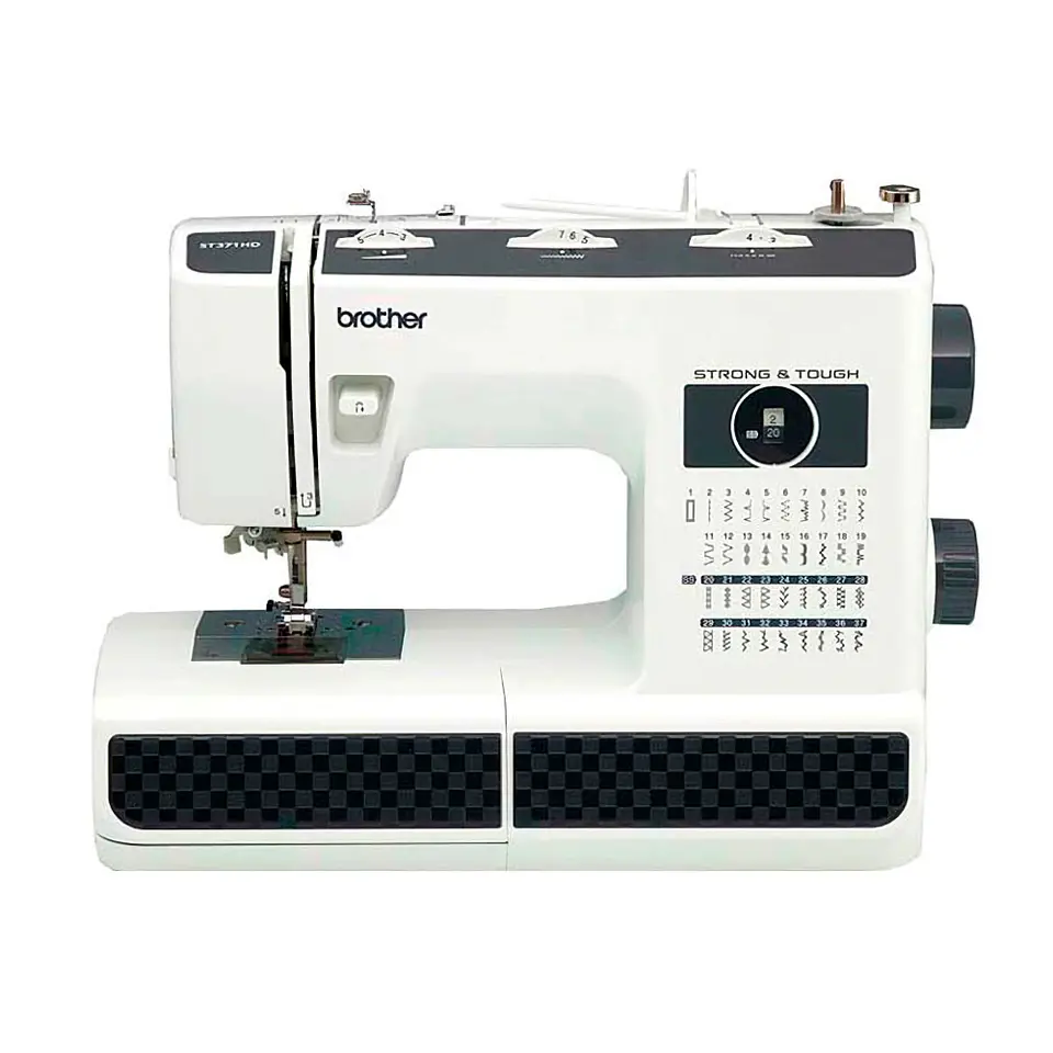 Máquina de Coser Brother ST371HD Heavy Duty para Jeans – 37 Puntadas y Ojal Automático 1