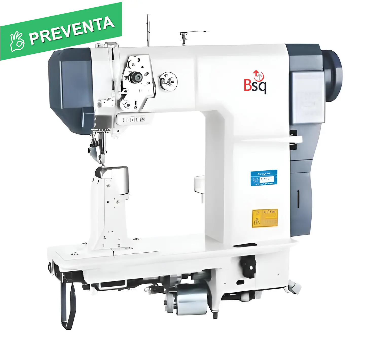 Máquina de Columna BSQ MT-591-D4 Direct Drive | Rodillo para Calzado, Cuero y Marroquinería 1