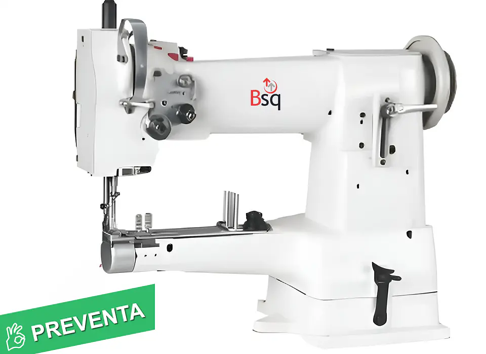 Máquina Cilíndrica BSQ-335A Brazo Largo Triple Transporte Big Hook | Cuero, Marroquinería, Tapicería y Equipaje 1