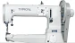 Recta Industrial Typical TW3-441 – Triple Transporte, Brazo Cilíndrico 81 mm, Trabajo Extra Pesado para Cuero, Bolsos y Tapicería - Miniatura 1