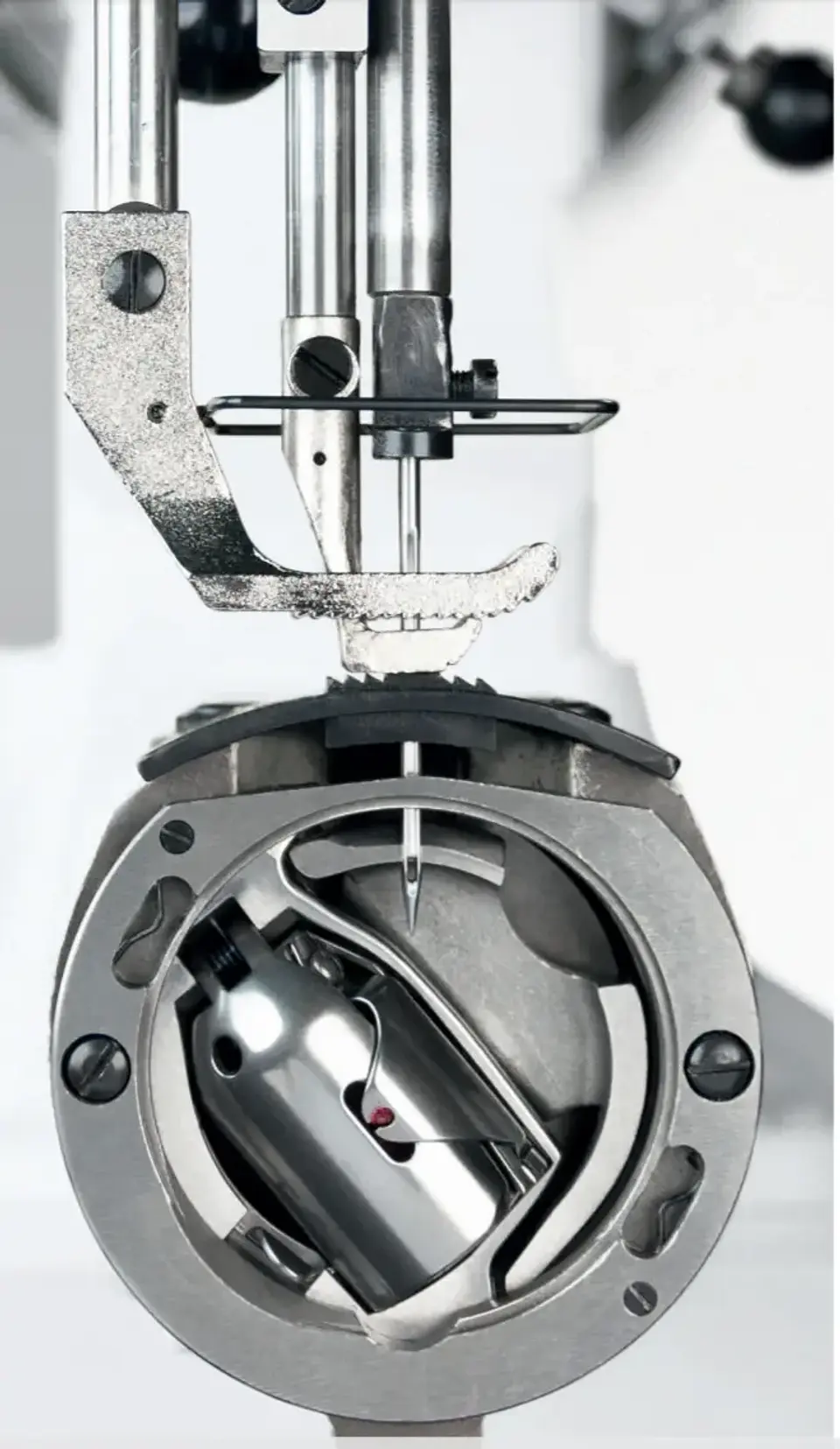Recta Industrial Typical TW3-441 – Triple Transporte, Brazo Cilíndrico 81 mm, Trabajo Extra Pesado para Cuero, Bolsos y Tapicería 2