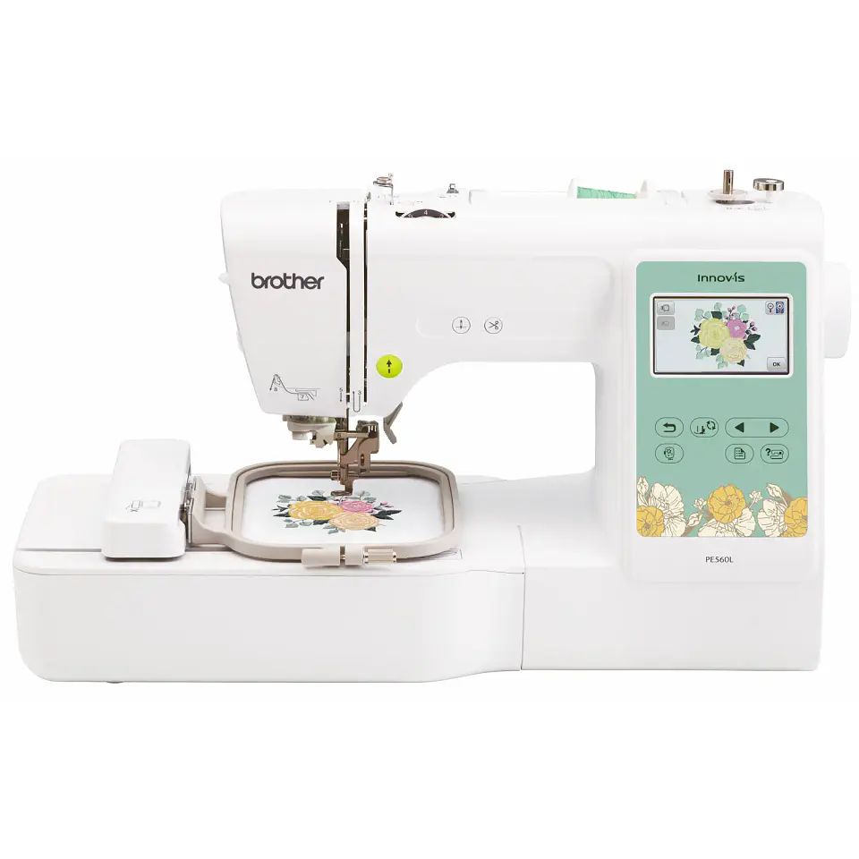 Máquina de Bordar Brother PE560L – Bordadora 1 Aguja, Área 100×100 mm, USB, LCD Táctil 2