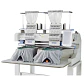 Bordadora Industrial Fortever FT-1202H – 2 Cabezales 12 Agujas | Bordado en Gorras, Uniformes y Prendas Terminadas | Área 400x500mm - Miniatura 2