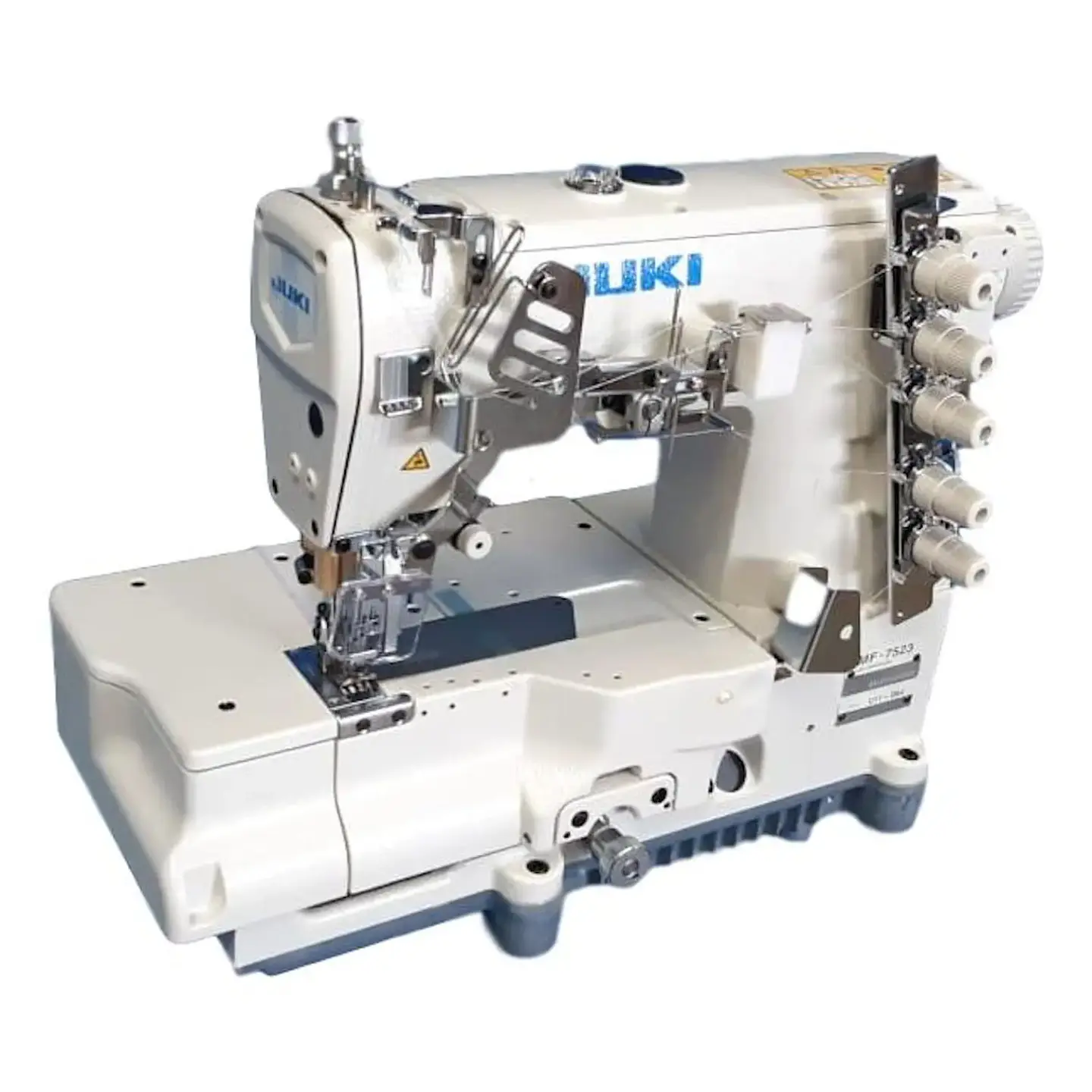 Tapacostura Industrial Juki MF-7523 — 3 Agujas Alta Velocidad para Camisetas, Ropa Deportiva y Tejido de Punto 2