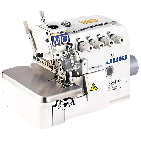 OVERLOCK INDUSTRIAL JUKI MO-6816S-DE630H / PUNTADA DE SEGURIDAD 5 HILOS CON MOTOR SERVO Y LUBRICACION AUTOMATICAutomática