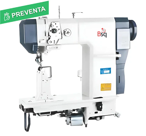 Máquina de Columna BSQ MT-591-D4 Direct Drive | Rodillo para Calzado, Cuero y Marroquinería