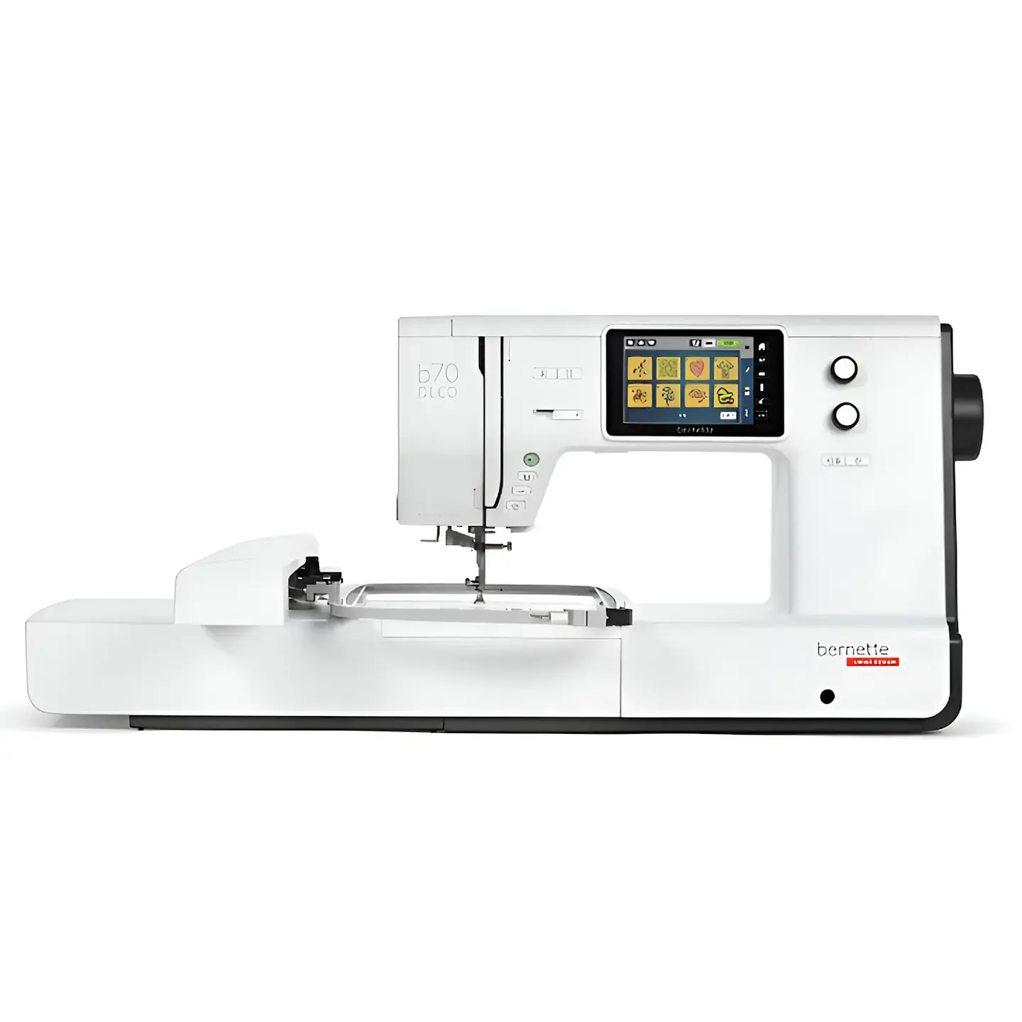 Bordadora Bernette B70 DECO – 208 Diseños + Pantalla Táctil 5” + Área 260×160 mm 1