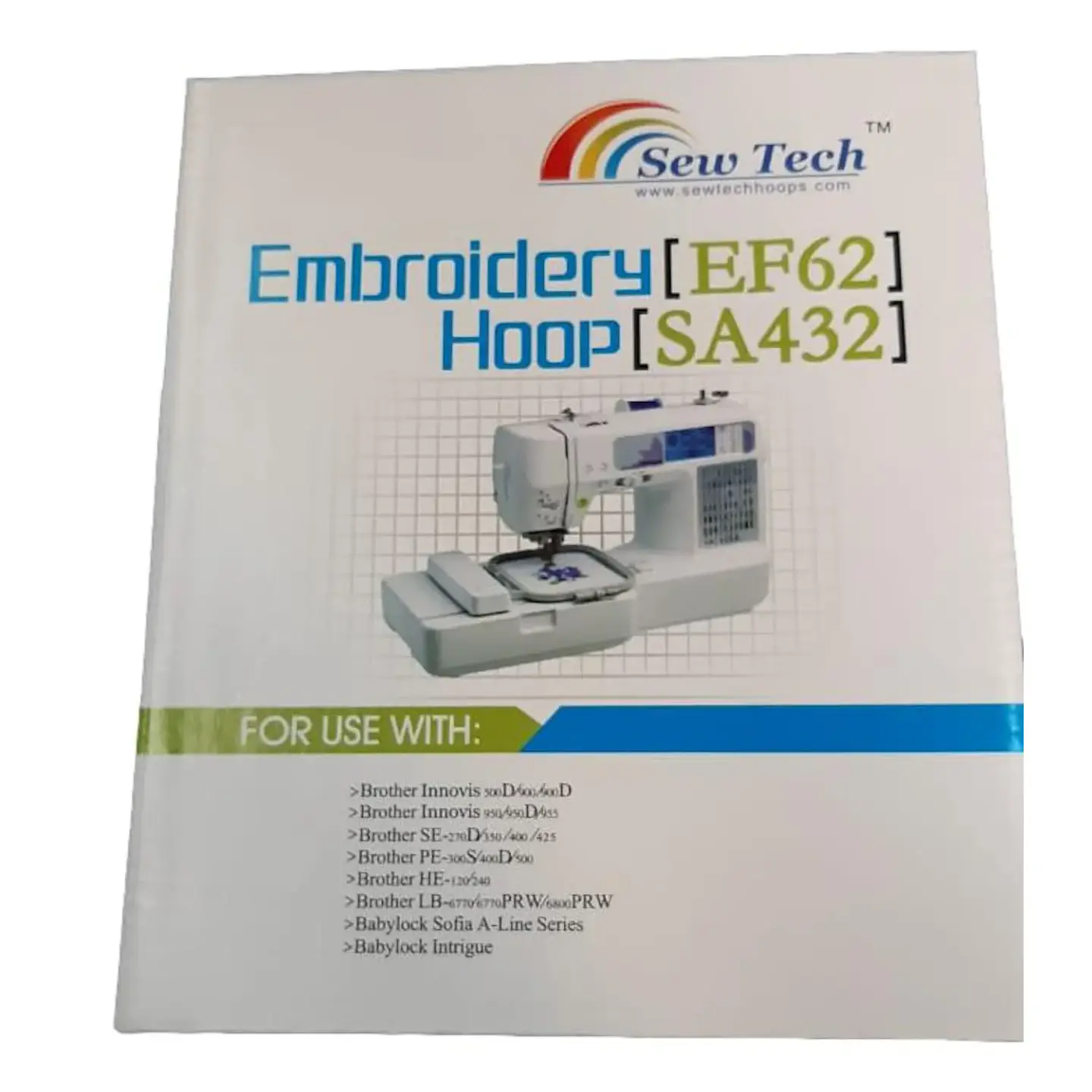 Bastidor Sewtech Adecuado para Brother SA-432 (100X100 mm) 4