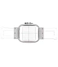 Bastidor 100 x 100 mm Compatible Sewtech para Bordadora Multiaguja Brother PR650 y PR1050X - Miniatura 1