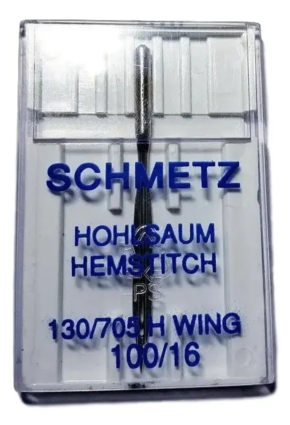 Aguja SCHMETZ 130/705 H Wing 100/16 – Efectos decorativos con alas 1