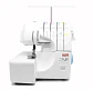 OVERLOCK ALFA MOD 8708 - Máquina de 4 Hilos, Brazo Libre, Velocidad 1200 ppm - Miniatura 3