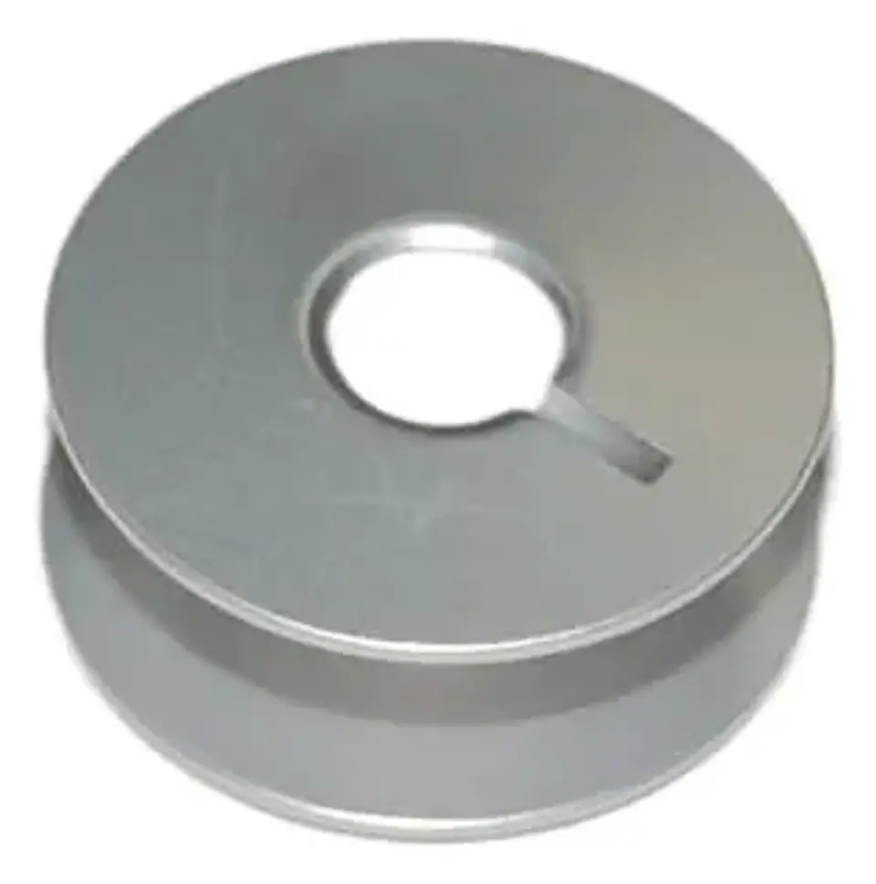 Carretel de Aluminio con Ranura para Recta Industrial – Pack de 5 Unidades 1