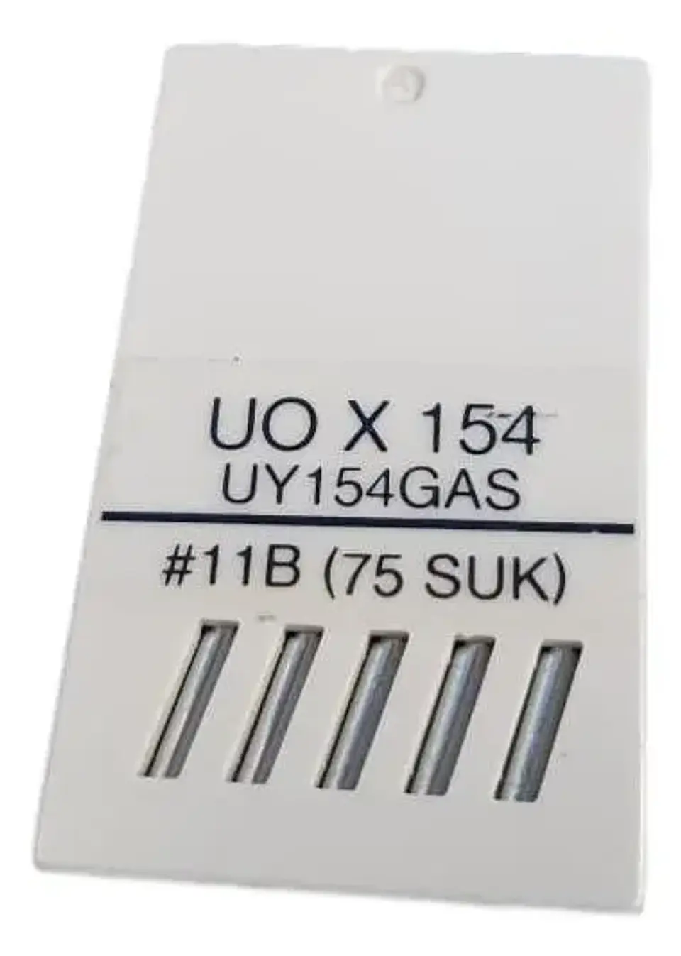Aguja Orange UOx154 Curva #75 para Overlock – Sachet de 5 Unidades 2
