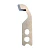 Cuchillo superior curvo para Overlock Janome / New Home