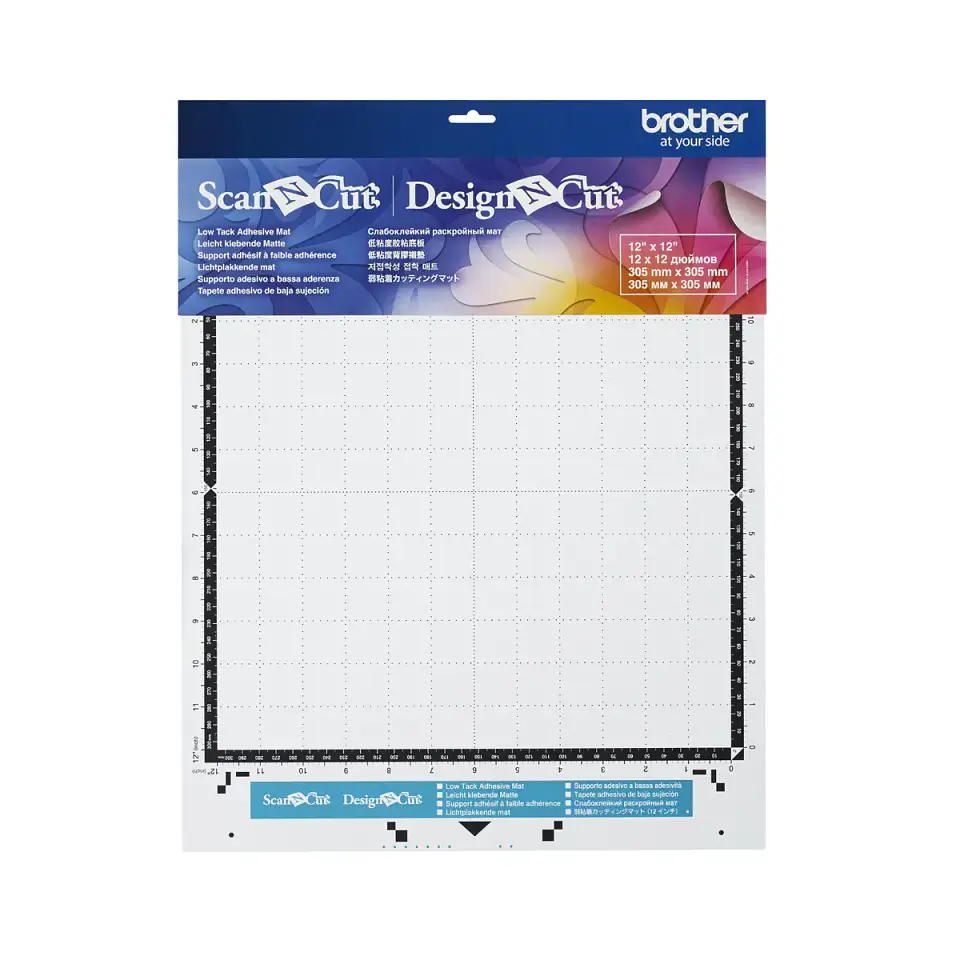 Mat adhesivo de baja sujeción 12 x 12 Brother CAMATLOW12 1