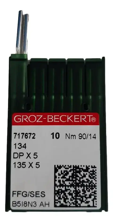 Aguja Groz Beckert DPX5 - Talon Grueso | Regular y Ball Point