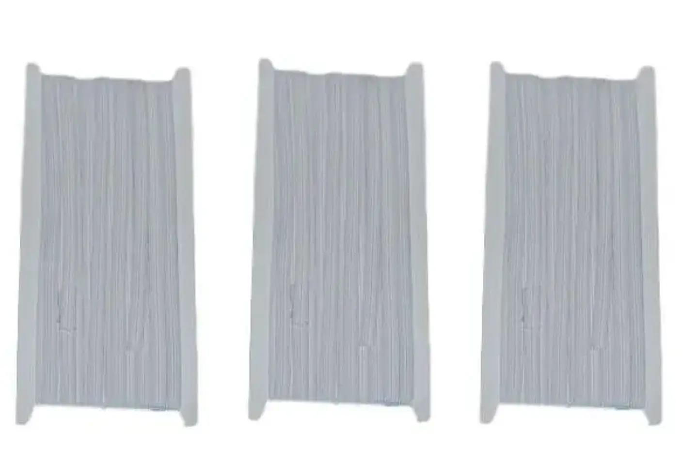 Elástico plano blanco 8 mm, pack 3 x 10 m 1