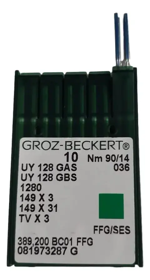 Aguja Groz Beckert UYX128GAS - Colleretera o Tapacostura Industral