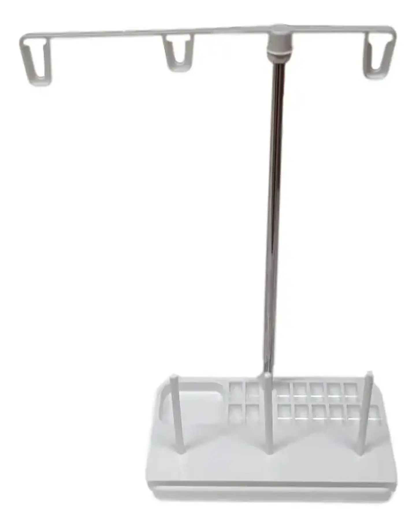 Portacono de 3 Conos Doméstico – Porta Hilos con Base para Bobinas 1