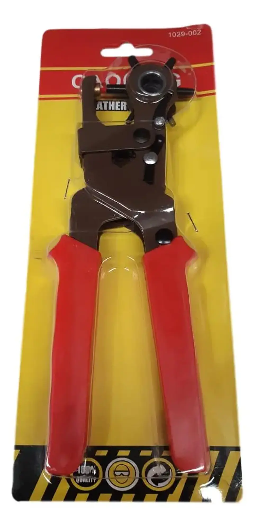 Perforador de Cuero Tipo Revólver – Alicate Sacabocados Manual 1
