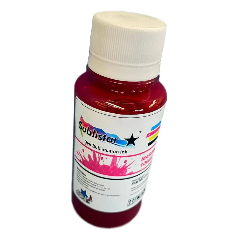 Tinta de Sublimación Magenta 100 cc Sublistar 1