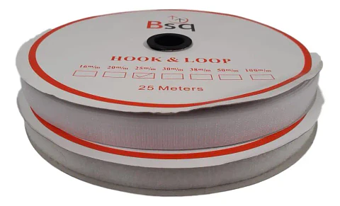 Velcro Blanco 25 mm x 25 mt