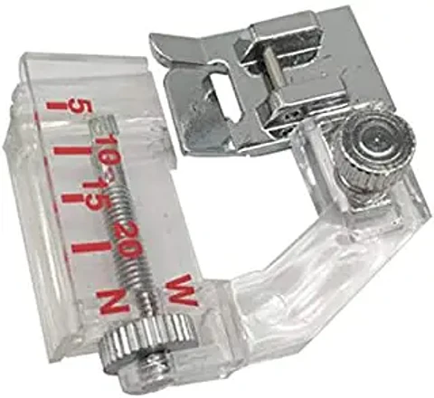Prensatelas para Sesgo Ajustable de 1/4" a 3/4" para Máquina de Coser Doméstica