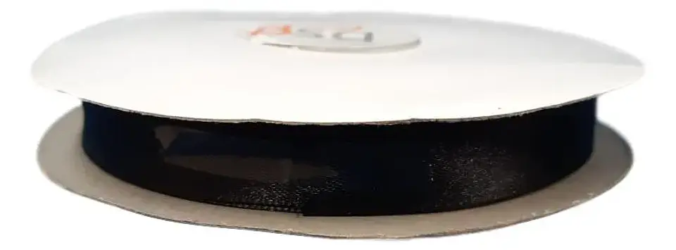 Cinta de Satín Negro BSQ Cód. 8141 – 15 mm x Rollo de 50 m 1