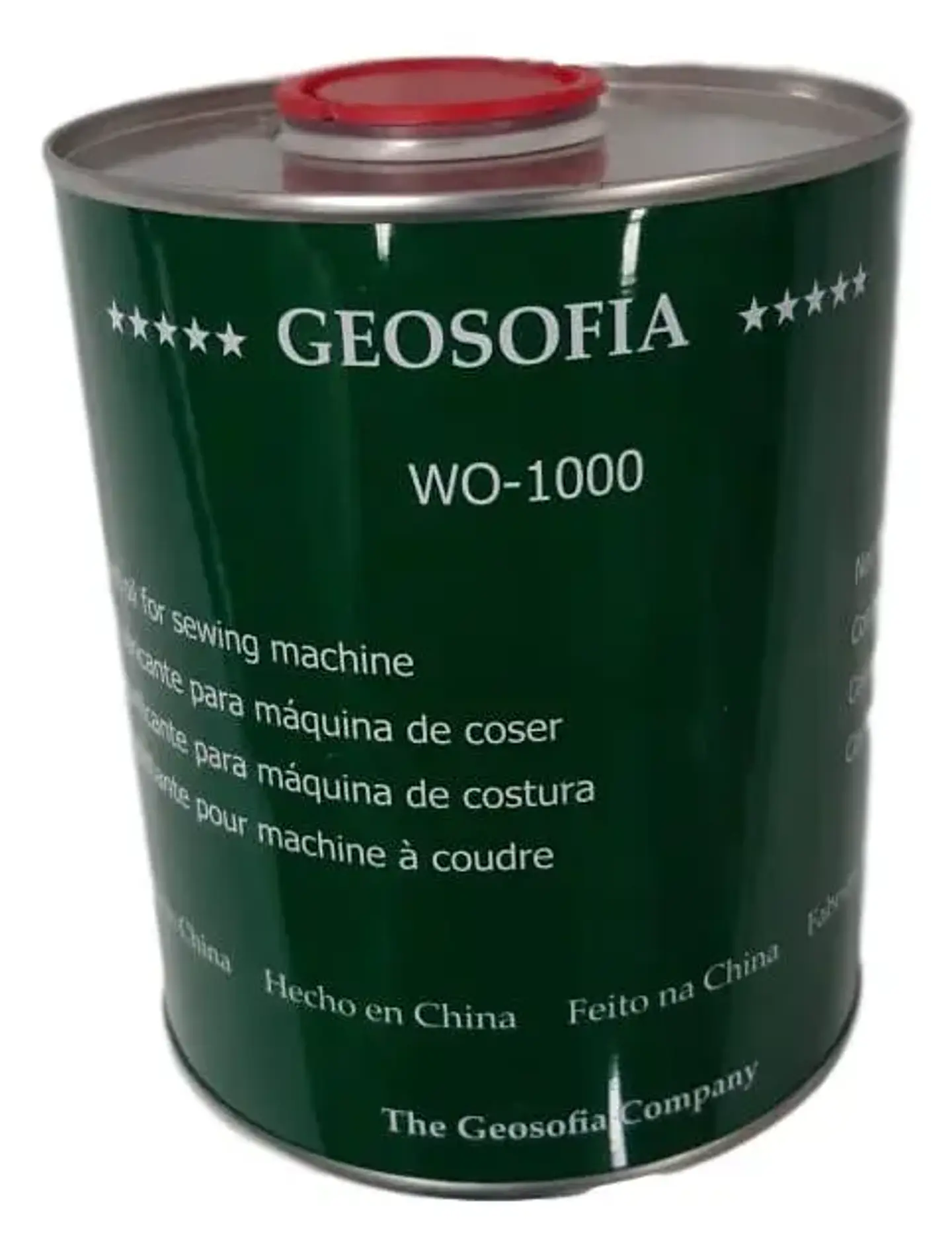 Aceite blanco para máquina de coser industrial 1 litro GEOSOFIA WO-1000 1