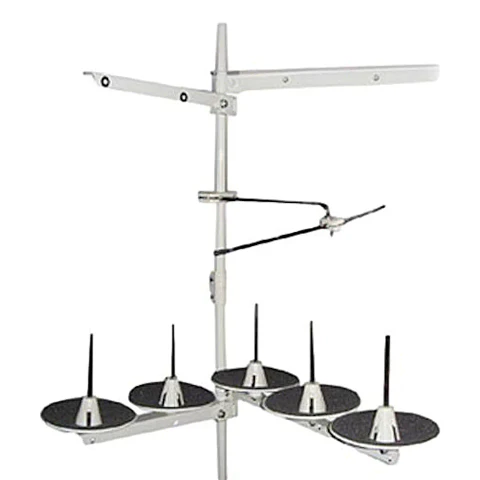 Portaconos 5 Hilos Industrial – Soporte Metálico de Conos para Máquina de Coser