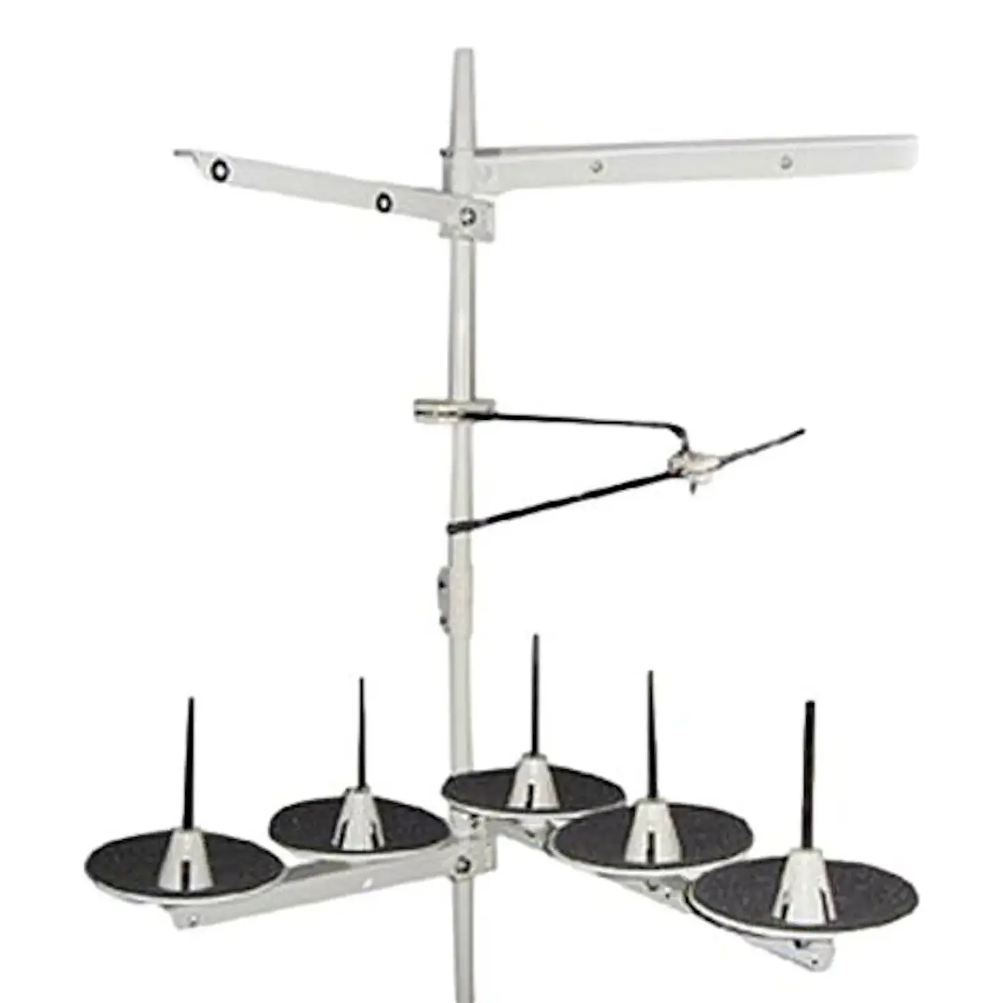 Portaconos 5 Hilos Industrial – Soporte Metálico de Conos para Máquina de Coser 1