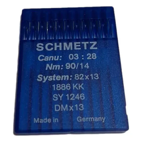 Aguja Schmetz DMx13 N° 90/14 – Sistema 82x13, Sachet de 10 Unidades