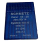 Aguja Schmetz DMx13 N° 90/14 – Sistema 82x13, Sachet de 10 Unidades - thumbnail 1