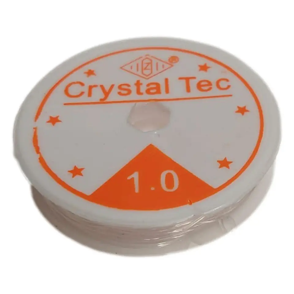 Hilo elástico siliconado Crystal Tec 1 mm x 6 m, rolo 1