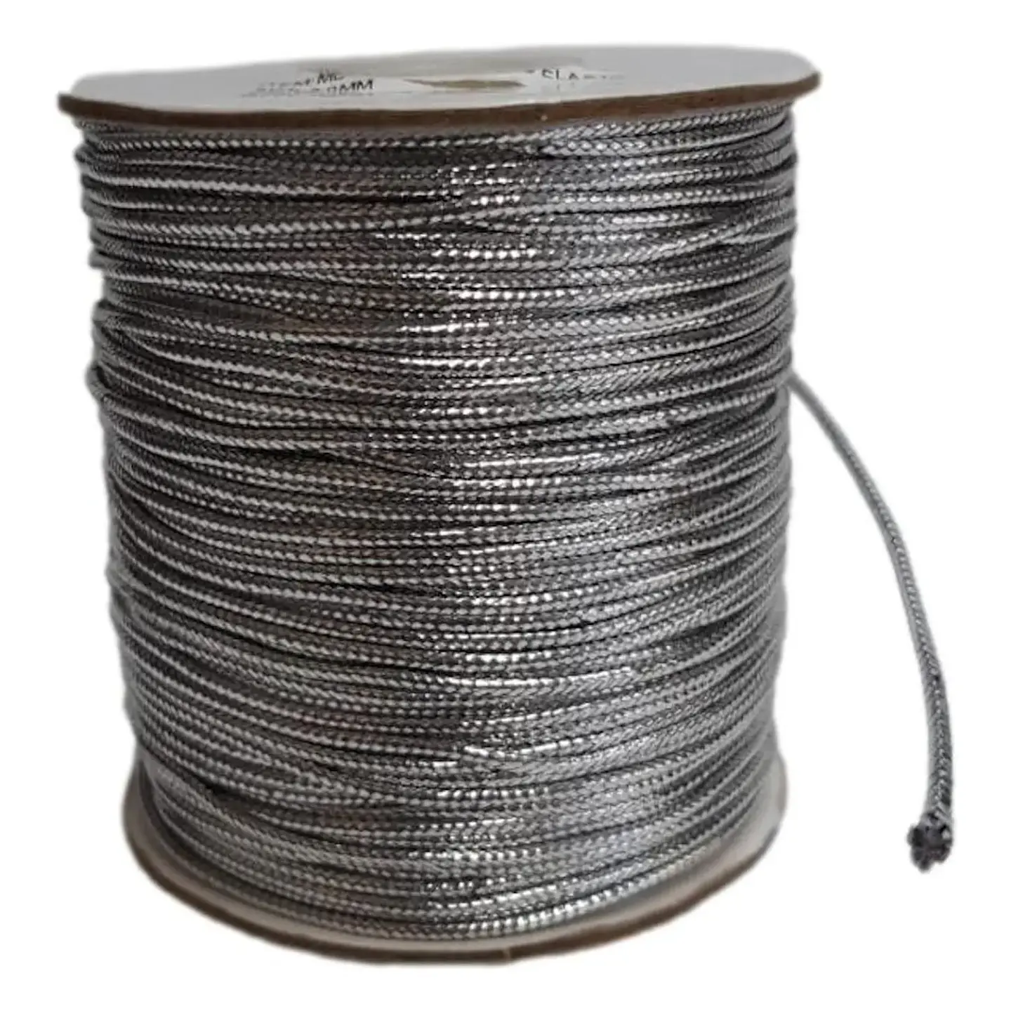 Cordón Metálico Plateado 2,0 mm – Rollo de 100 Metros para Manualidades y Encintado 1
