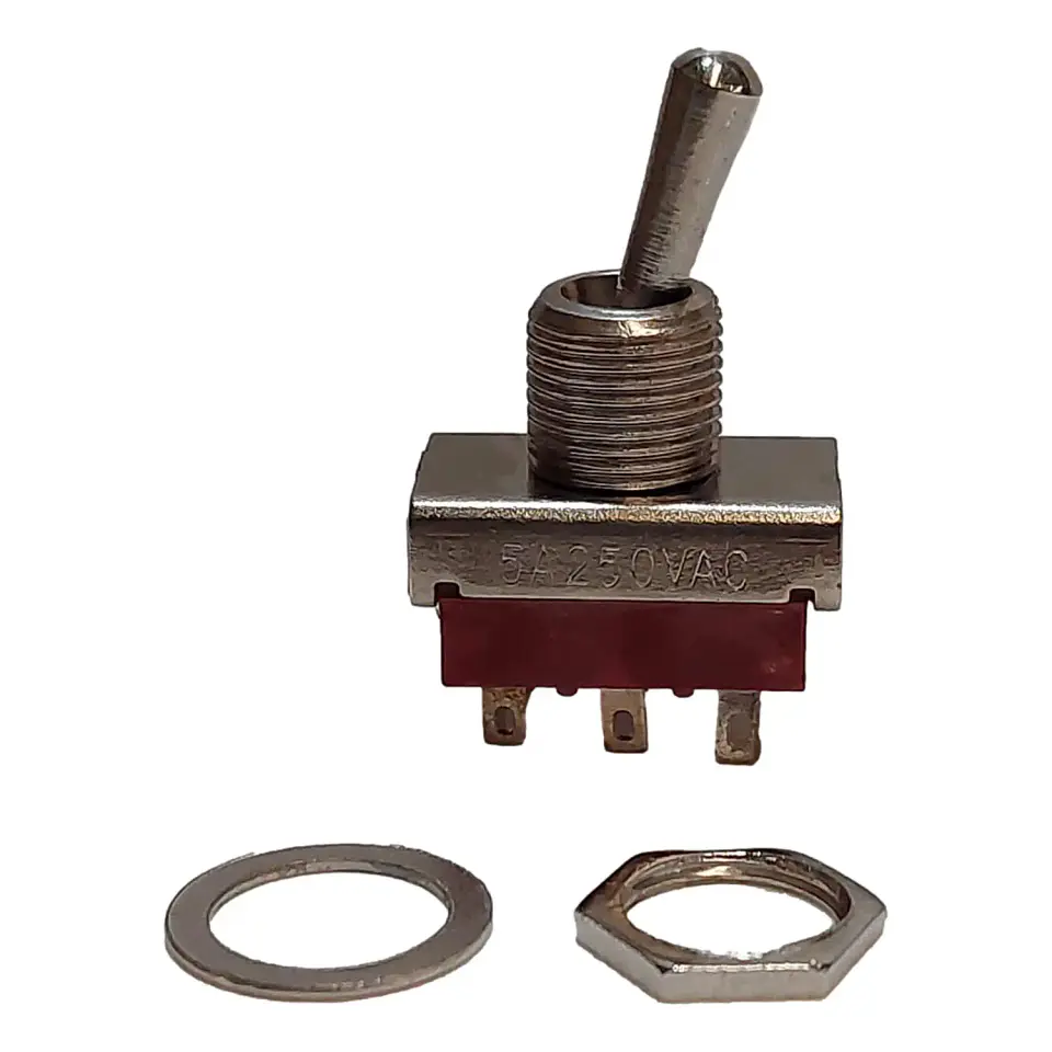 Switch de Encendido para Cortadora YCM-35 – Interruptor de Palanca con Tuerca y Golilla 1