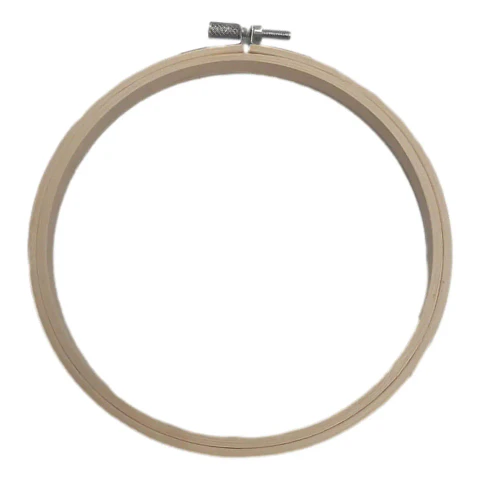 Bastidor de bordado de madera con tornillo