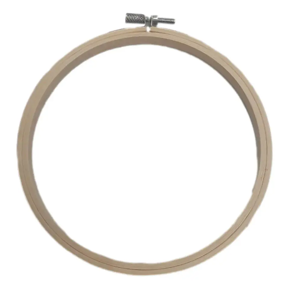 Bastidor de bordado de madera con tornillo 1