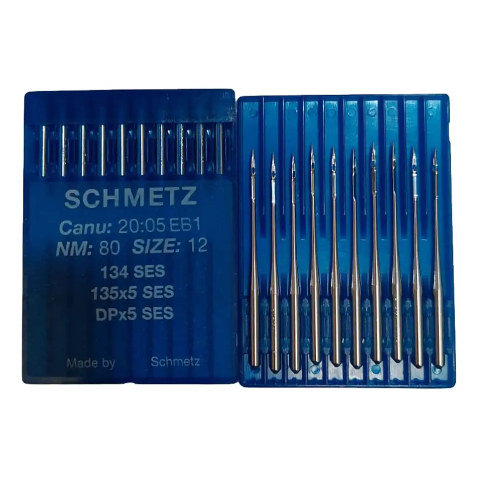 Aguja Schmetz DPx5 / 135x5 para Recta Industrial – Sachet de 10 Unidades 1