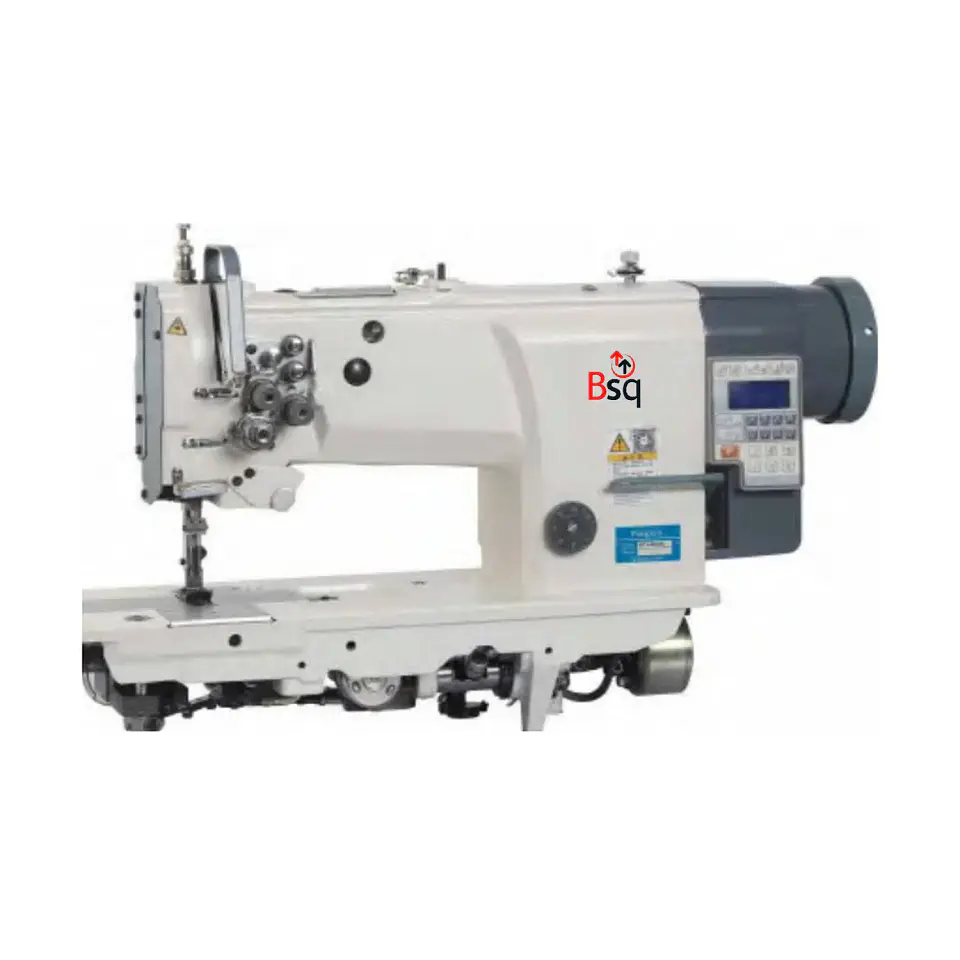 Máquina Industrial Automática Bsq MT-4420-D4 Doble Aguja Triple Transporte con Cortahílo 1