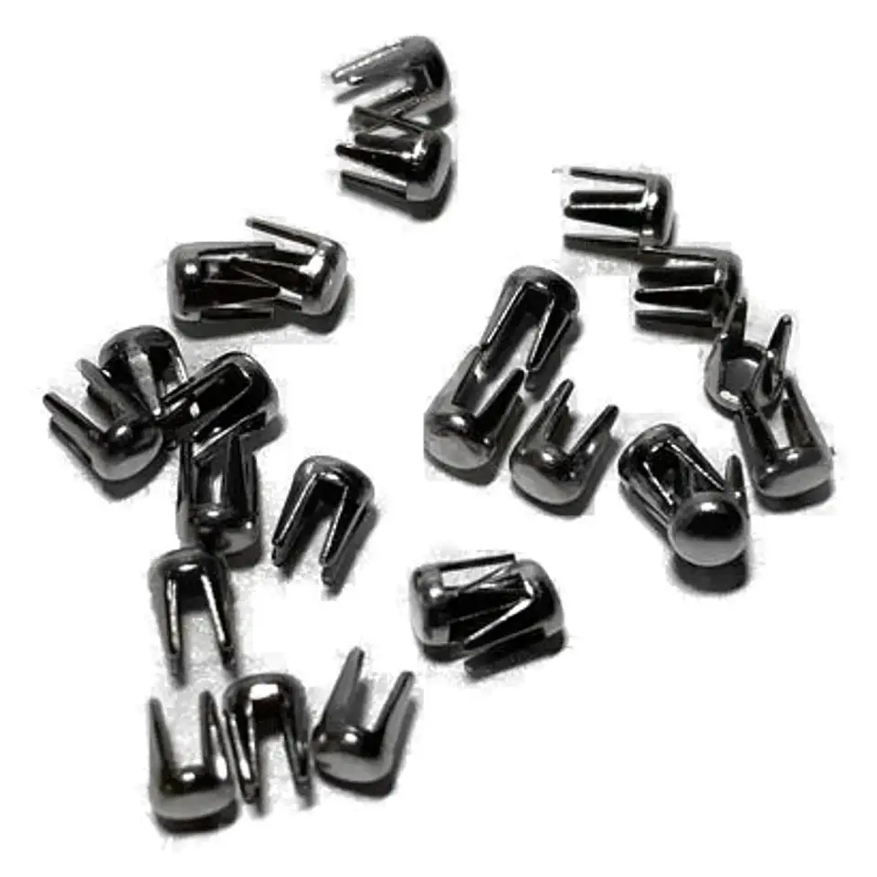 Pinchos Metálicos 2,3 x 3,0 mm – Bolsa de 10 Gramos para Fijar Perlas 1