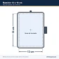 Bastidor 130 x 180 mm Compatible Sewtech para Bordadora Brother PE770, PE780D y PE750D - thumbnail 2