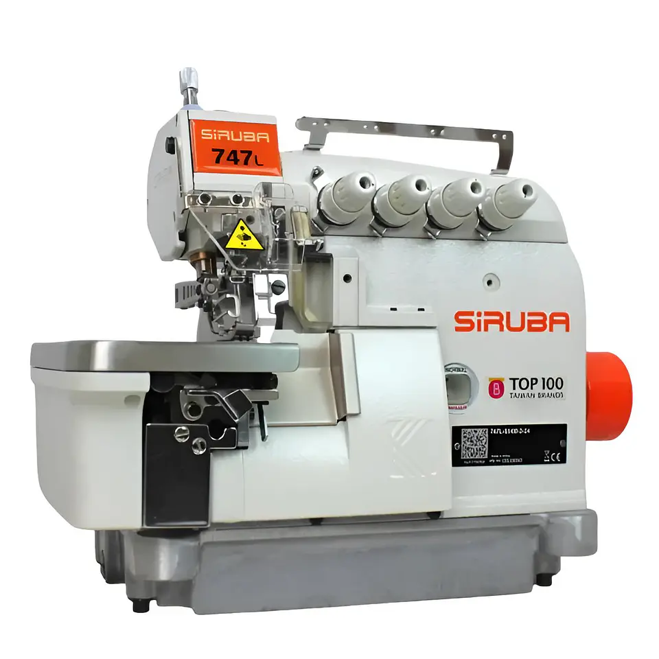 Overlock Industrial Siruba 747L-514M3-24 4 Hilos 2 Agujas 1