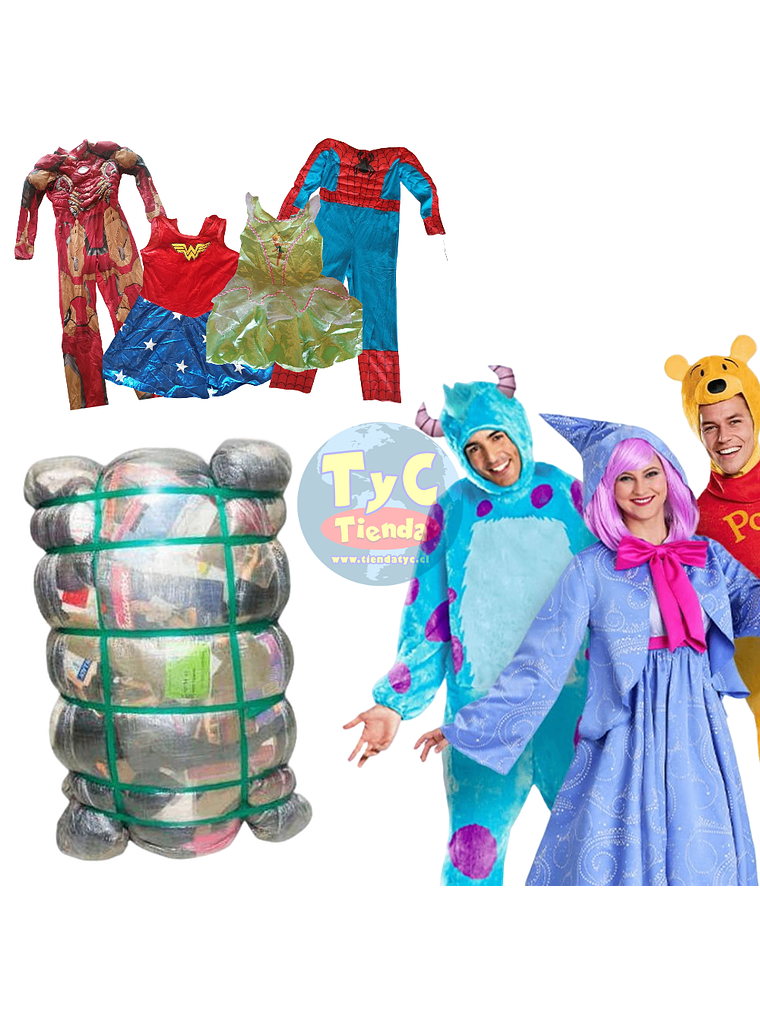 Fardo Disfraces PRIMERA 45kg AMERICANOS 1