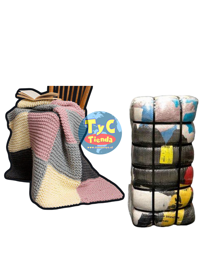 Fardo frazadas Mantas tejidas Crochet lana Pieceras cobertores 1