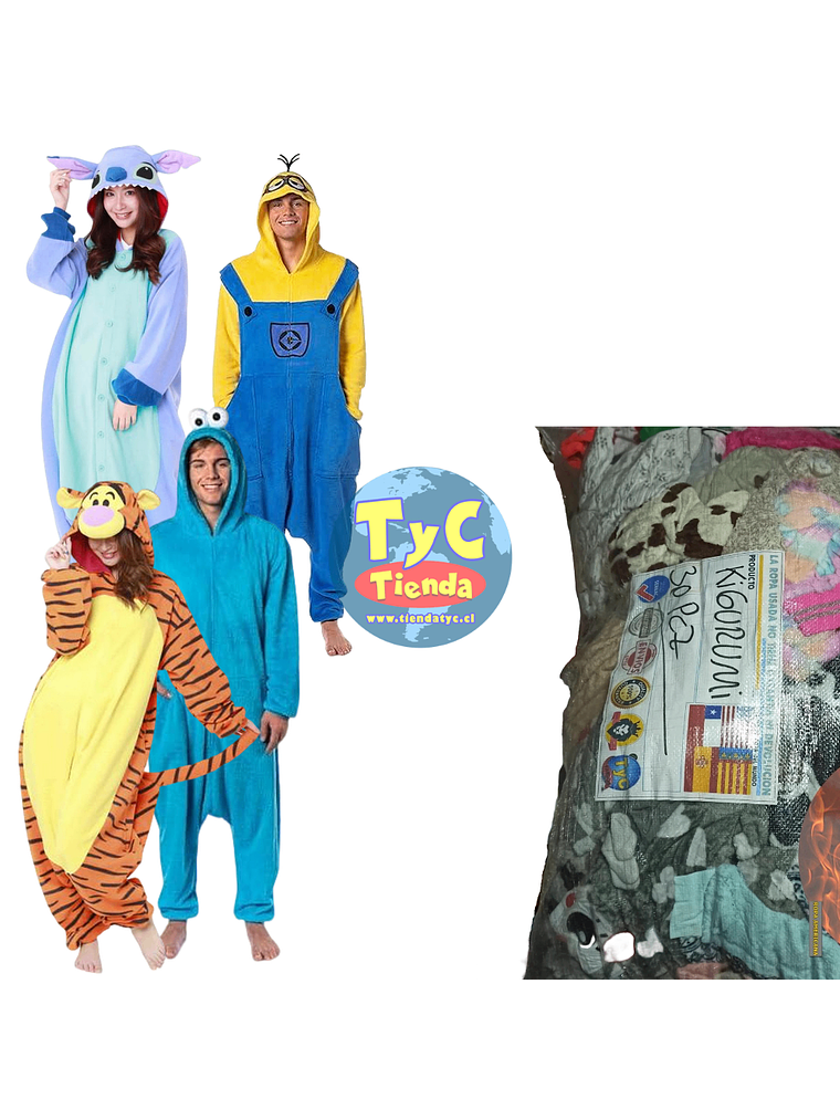 OFERTA Fardo Pijamas patitas Adultos 30 unidades 1