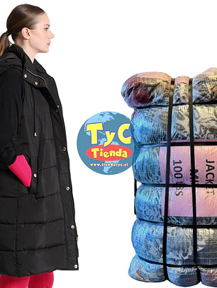 Fardo 45kg Parkas Largas Premium Mujer