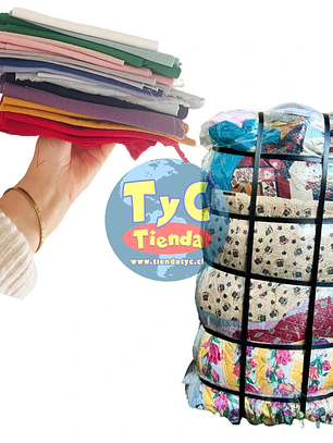 Fardos retazos de tela americanos 40kg